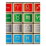 Set Of The Twelve Signs Of The Zodiac Astrology Birth Symbols Shower Curtain 60  x 72  (Medium)  60 x72  Curtain