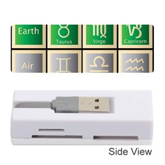 Set Of The Twelve Signs Of The Zodiac Astrology Birth Symbols Memory Card Reader (stick)  by Amaryn4rt