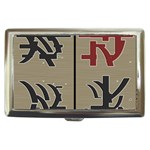 Xia Script On Gray Background Cigarette Money Cases Front