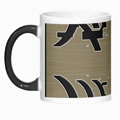 Xia Script On Gray Background Morph Mugs by Amaryn4rt