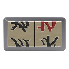 Xia Script On Gray Background Memory Card Reader (mini) by Amaryn4rt