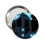 A Completely Seamless Background Design Circuitry 2.25  Handbag Mirrors Front