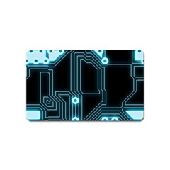 A Completely Seamless Background Design Circuitry Magnet (name Card) by Amaryn4rt