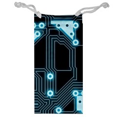 A Completely Seamless Background Design Circuitry Jewelry Bag by Amaryn4rt