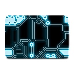 A Completely Seamless Background Design Circuitry Plate Mats by Amaryn4rt