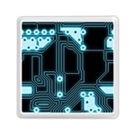 A Completely Seamless Background Design Circuitry Memory Card Reader (Square)  Front