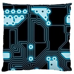 A Completely Seamless Background Design Circuitry Standard Flano Cushion Case (one Side) by Amaryn4rt