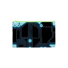 A Completely Seamless Background Design Circuitry Cosmetic Bag (xs) by Amaryn4rt