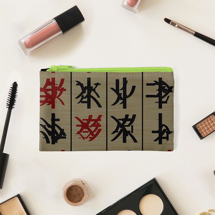 Ancient Chinese Secrets Characters Cosmetic Bag (XS)