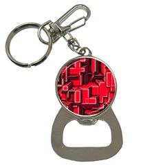 Background With Red Texture Blocks Button Necklaces by Amaryn4rt