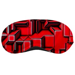 Background With Red Texture Blocks Sleeping Masks by Amaryn4rt