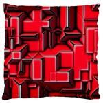 Background With Red Texture Blocks Standard Flano Cushion Case (Two Sides) Front