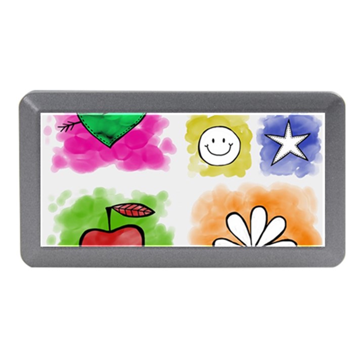 A Set Of Watercolour Icons Memory Card Reader (Mini)