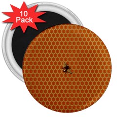 The Lonely Bee 3  Magnets (10 Pack)  by Amaryn4rt