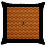 The Lonely Bee Throw Pillow Case (Black) Front