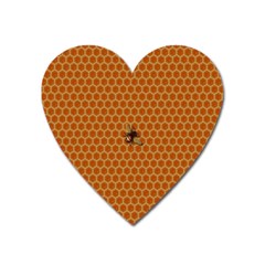 The Lonely Bee Heart Magnet by Amaryn4rt