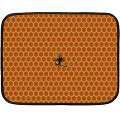 The Lonely Bee Double Sided Fleece Blanket (mini)  by Amaryn4rt