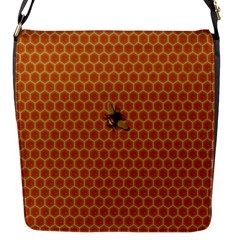 The Lonely Bee Flap Messenger Bag (s) by Amaryn4rt