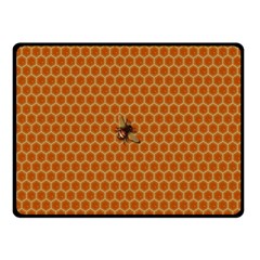 The Lonely Bee Double Sided Fleece Blanket (small)  by Amaryn4rt