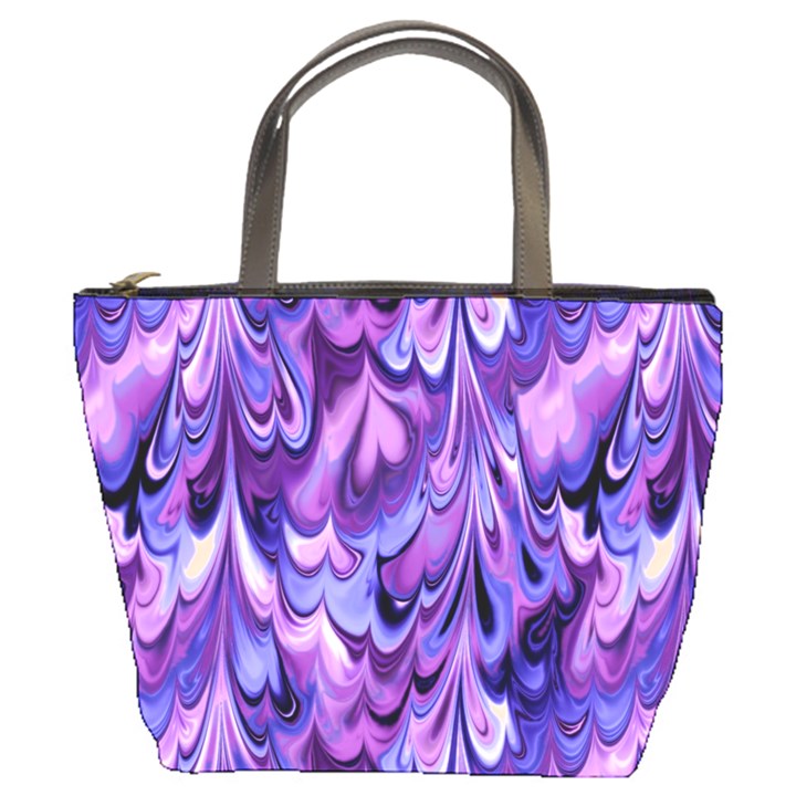 Purple Marble  Bucket Bags