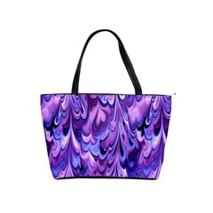 Purple Marble  Shoulder Handbags by KirstenStar