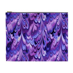 Purple Marble  Cosmetic Bag (xl) by KirstenStar