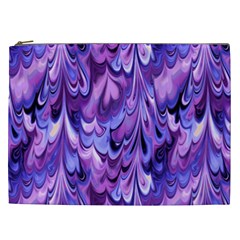 Purple Marble  Cosmetic Bag (xxl)  by KirstenStar