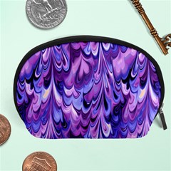 Purple Marble  Accessory Pouches (large)  by KirstenStar