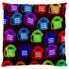 Grunge Telephone Background Pattern Standard Flano Cushion Case (one Side)