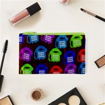 Grunge Telephone Background Pattern Cosmetic Bag (XS) Front