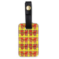 Funny Faces Luggage Tags (one Side)  by Amaryn4rt