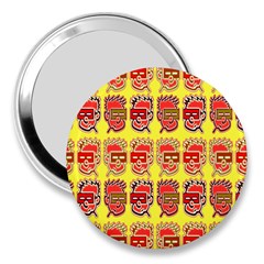 Funny Faces 3  Handbag Mirrors by Amaryn4rt