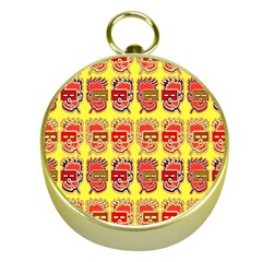 Funny Faces Gold Compasses by Amaryn4rt