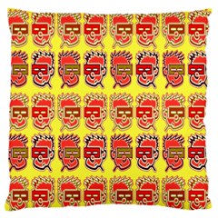 Funny Faces Standard Flano Cushion Case (one Side)