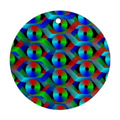 Bee Hive Color Disks Ornament (round) by Amaryn4rt