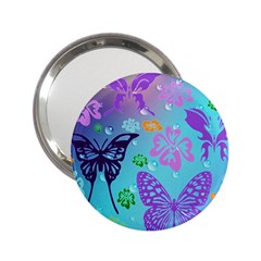 Butterfly Vector Background 2 25  Handbag Mirrors