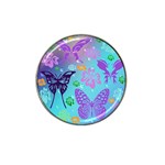 Butterfly Vector Background Hat Clip Ball Marker (10 pack) Front