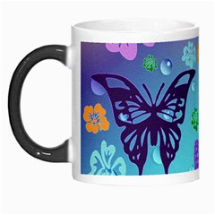 Butterfly Vector Background Morph Mugs by Amaryn4rt