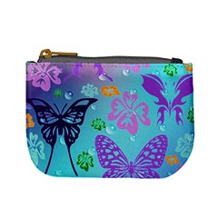 Butterfly Vector Background Mini Coin Purses by Amaryn4rt