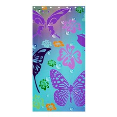 Butterfly Vector Background Shower Curtain 36  X 72  (stall)  by Amaryn4rt