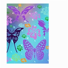 Butterfly Vector Background Large Garden Flag (two Sides)