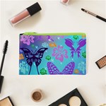 Butterfly Vector Background Cosmetic Bag (XS) Front