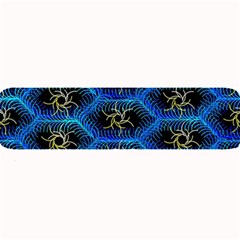 Blue Bee Hive Pattern Large Bar Mats