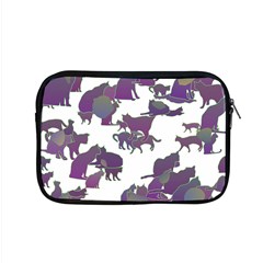 Many Cats Silhouettes Texture Apple Macbook Pro 15  Zipper Case