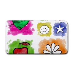 A Set Of Watercolour Icons Medium Bar Mats by Amaryn4rt