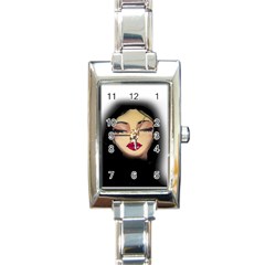 Girl Rectangle Italian Charm Watch