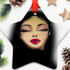 Girl Ornament (star) by Valentinaart