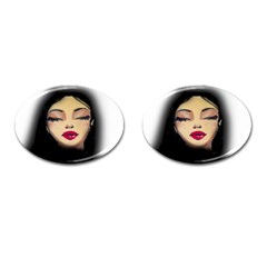 Girl Cufflinks (Oval)