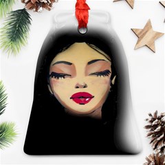 Girl Bell Ornament (two Sides) by Valentinaart