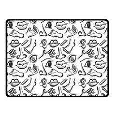 Body Parts Fleece Blanket (small)